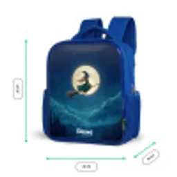 Nachtelijke Vlucht over het Woud Kinderrugzak - Blauw middel -productfoto_formaten