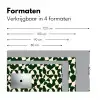 Groen - Organische vlakken - Crème Muismat XXL klein 681 -sfeer5
