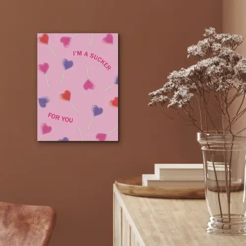 Lolly - Valentijn - Illustratie - Snoep PET vilt klein -sfeer4