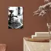 Koffiemolen - Gemalen - Vintage aluminium wit klein -sfeer4
