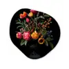 Tulpen - Bessen - Boeket - Vaas Wandcirkel Organisch Aluminium middel -3d