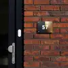 Half goud zwart - Traditioneel Naambord Rechthoek middel -sfeer1-rechthoek-S