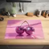 Glitter - Discobol - Roze - Kersen Inductie beschermer vinyl 3mm klein -sfeer5