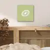 Kiwi - Lijntekening - Minimalistisch - Groen aluminium wit klein -sfeer3