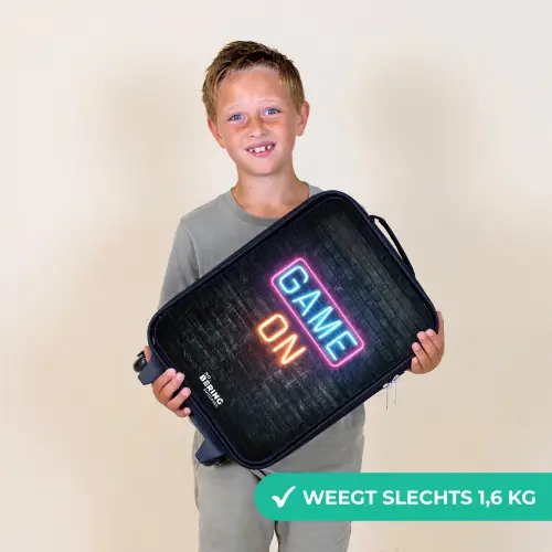 Game - Letters - Neon Kinderkoffer - Zwart klein -sfeer4_NL