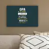 Spreuken - Opa jij hebt ons al - Quotes - Opa canvas 2cm klein -sfeer3