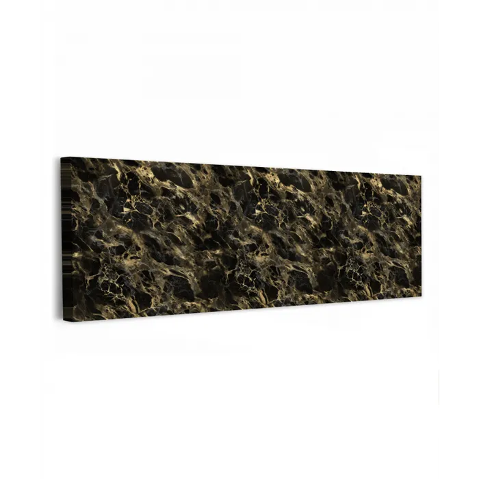 Kristal - Goud - Zwart - Marmer canvas 2cm klein 828 -z3d