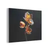 Bloem - Orchidee - Oranje PET vilt klein -3d