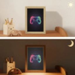 Grafisch - Controller - Neon - Verfspatten Light Box met kabel klein -sfeer3_kind