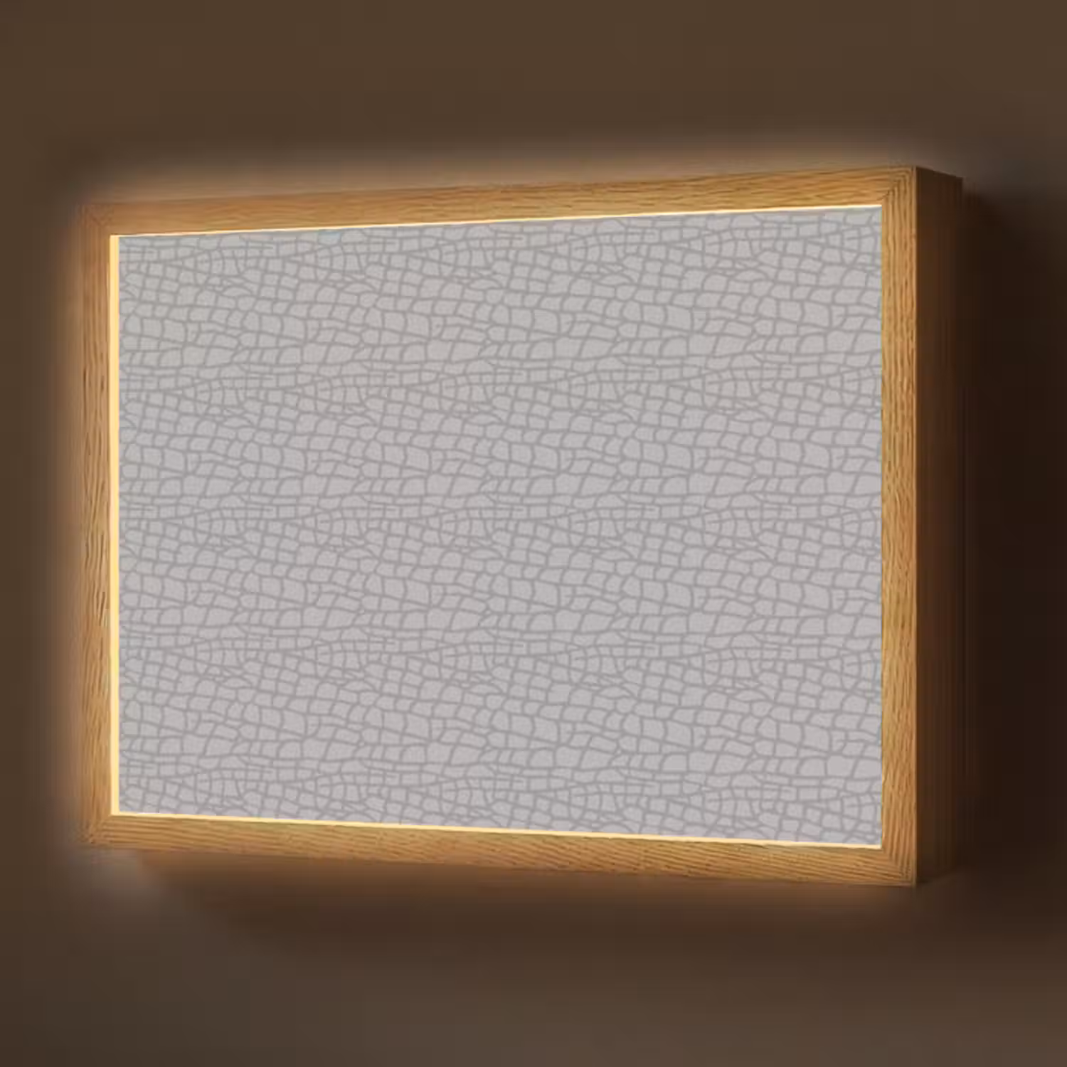 Lightbox - Wandlamp - Grijs - Reptiel - Dier - Patroon