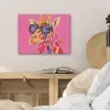 Giraf - Roze - Bril - Sjaal PET vilt klein -sfeer3