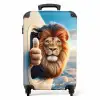 Luchtpiloot leeuw NBS - Handbagage koffer - Unisex middel -productfoto_recht