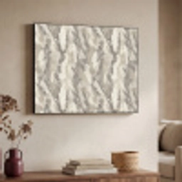 Slang - Patroon - Taupe Textielframe zwart klein 947 -sfeer3