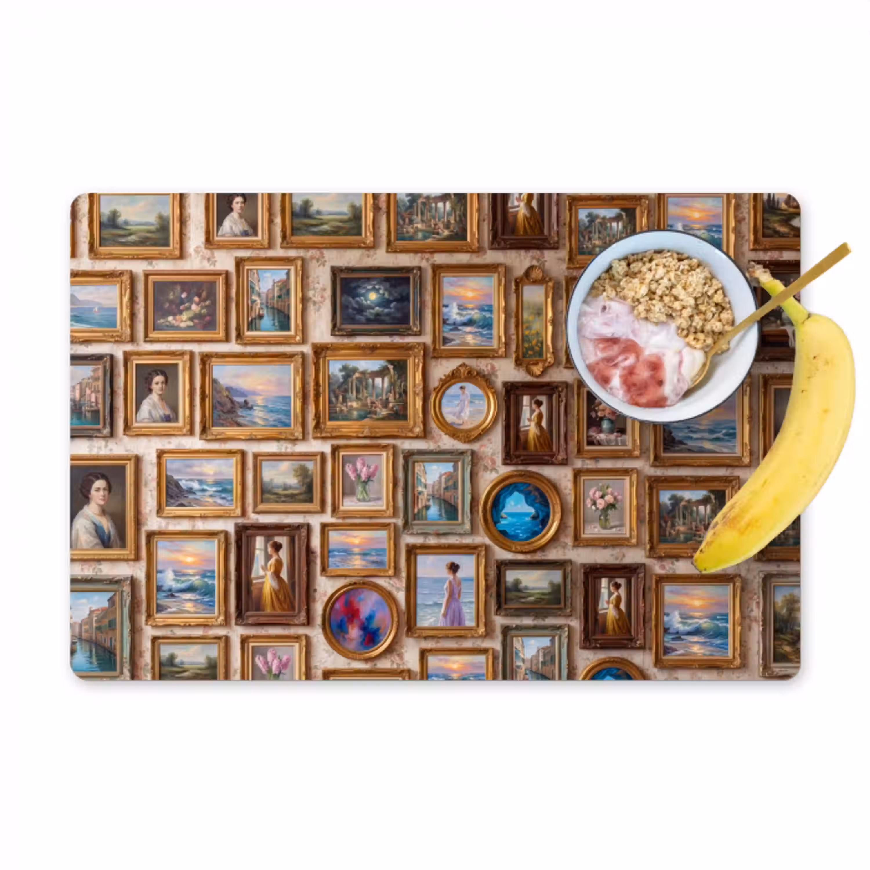 Interieur - Kunst - Collectie - Klassiek - Goud Placemat vinyl groot -zzzproduct_Kitchenyeah-website