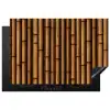 Diepbruin - Hout - Bamboe Inductie beschermer vinyl 3mm klein 276 -3d