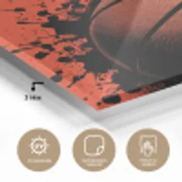 Basketbal - Verf - Sport - Oranje plexiglas 5mm klein -wsfeer2_DE