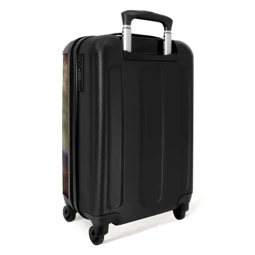 Koffer - Paard - Dieren - Bloemen - Bos - Vlinder Koffer - NBS - Handbagage middel -achterkant