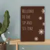 Bruin - Quote - Bloemen - Zomer canvas 2cm klein -sfeer4