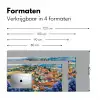 Dorp - Heuvels - Landschap - Bomen Muismat XXL klein -sfeer5