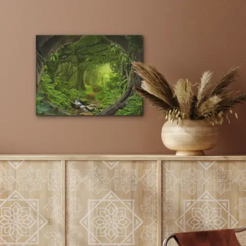 Jungle - Groen - Natuur - Tropisch - Planten PET vilt klein -sfeer4