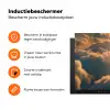 Adelaar - Wolken - Zon Inductie beschermer vinyl 3mm klein -zzzzzzz-td-ups