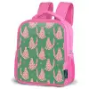 Groen - Katten - Stippen - Sterren Kinderrugzak - Roze middel 863 -schuin