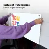 You are art - Kleurrijk - Grafisch Inductie beschemer met haakjes klein -ky-ophangen-nl
