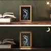 Vis - Koi - Zwart - Water Light Box met kabel (Tafellamp) klein -sfeer3