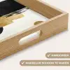 Goud - Rechthoeken - Cirkels - Abstract Dienblad Rechthoek middel -USP_HandgreepNL