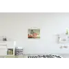 Nachtlandschap - Kamelen - Sterren - zandduinden textielposter latten blank klein -kinderkamer