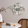Vintage - Jungle - Dieren - Natuur Akoestische PET Vilt - Rond klein -sfeer3