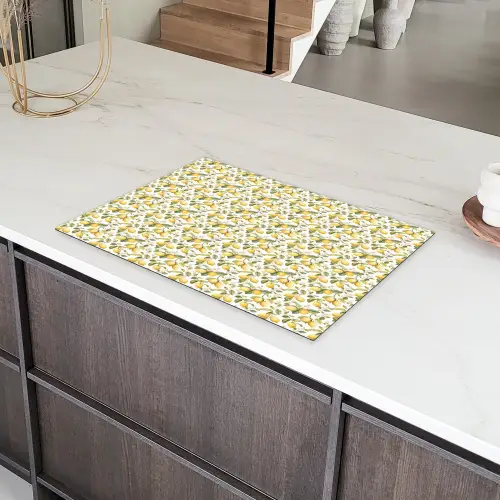 Frans - Citroen  - Geel - Groen Inductie beschermer vinyl 3mm klein 276 -sfeer8