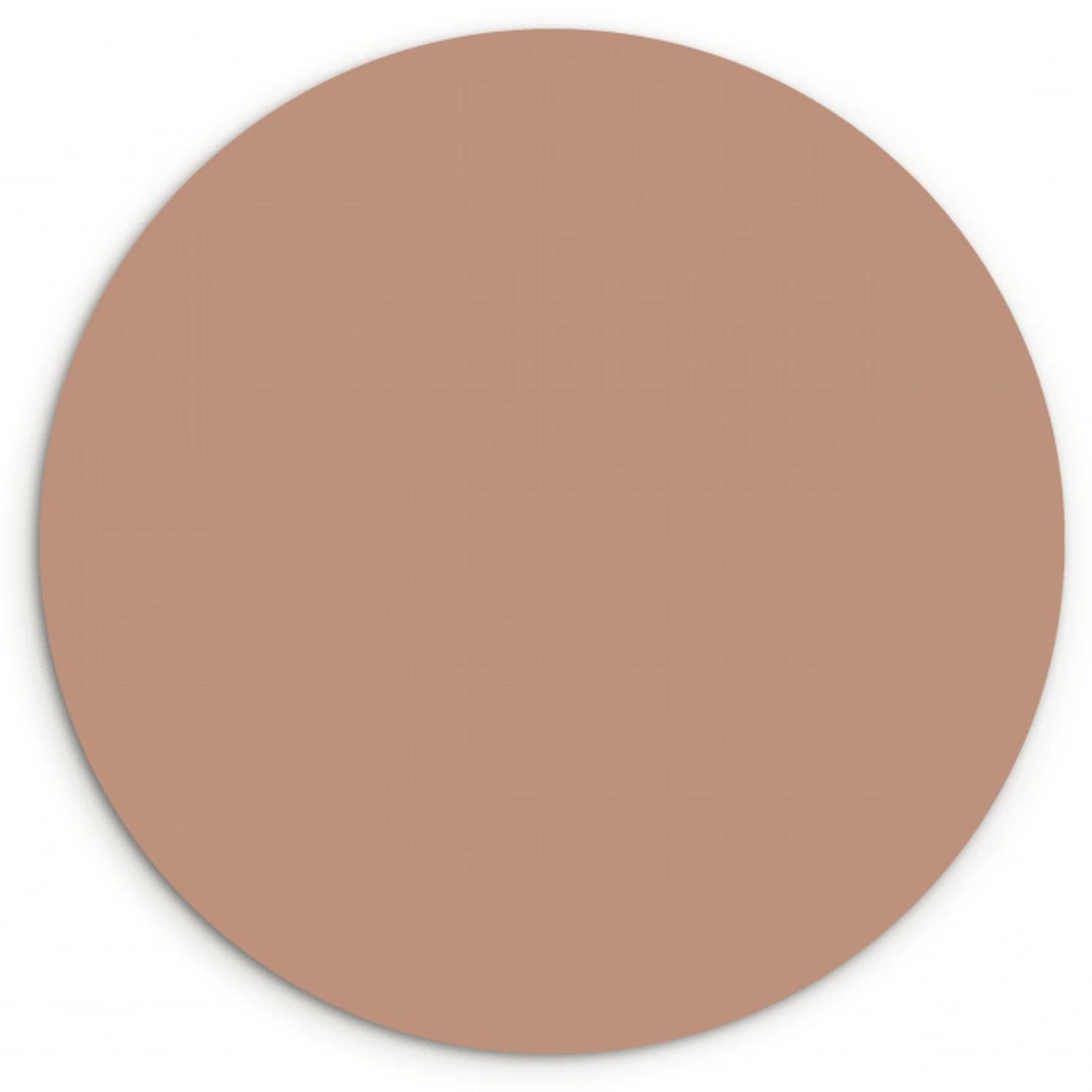 Beige - Kleur - Roze Wandcirkel kunststof plaat 5mm dik klein 188 -3d