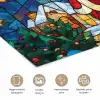 Kerstman - Glas - Kleurrijk poster papier klein -closeup_NL