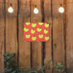 Appels - Modern - Groen tuinposter los doek klein 239 -sfeer1