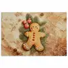 Kerstmis - Koekje - Poppetje - Speculaas poster papier klein -3d