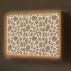 Giraf - Klassiek - Bruin Light Box met batterij (Wandlamp) middel 907 -z3d_website