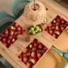 Aardbei - Fruit - Rood Placemat vinyl groot -zzsfeer5_Kitchenyeah-website