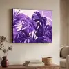 Bladeren - Paars - Tropisch - Abstract Textielframe - compleet frame klein -sfeer3