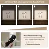 Hond - Gevlekt - Bruin Light Box met batterij (Wandlamp kind) middel -USP_dimbaarNL