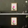 Tulp - Roze - Valentijn - Bloem Light Box met kabel (Wandlamp) klein -sfeer3