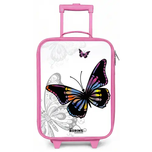 Petal papillon Kinderkoffer - Roze klein -zz3dotto