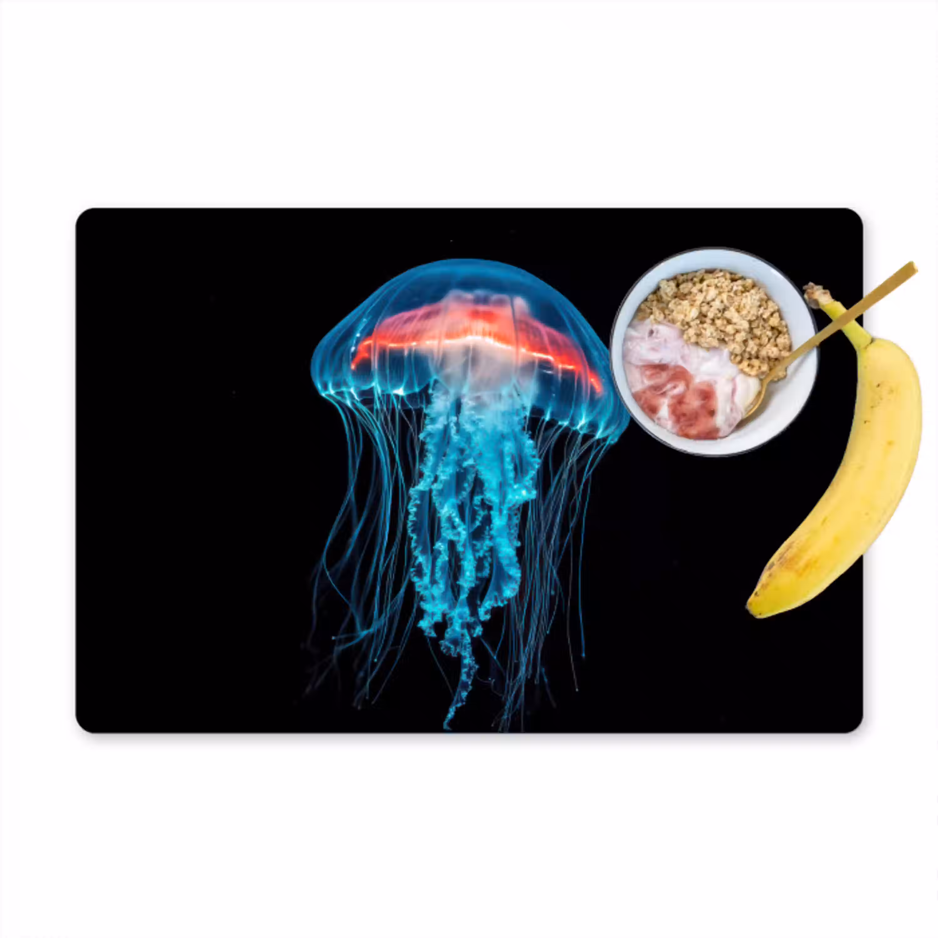 Kwal - Tentakels - Blauw - Licht Placemat vinyl groot -zzzproduct_Kitchenyeah-website