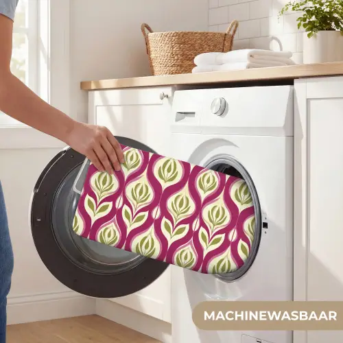 Retro - Floraal - Paars Badmat klein 997 -USP_WasbaarNL