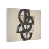 Cirkels - Lijnen - Vormen - Zwart PET vilt klein -3d