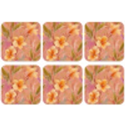 Botanisch - Bloemen - Kleurrijk onderzetter kurk middel 366 -zkaufland3dotto