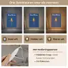 Raket - Blauw - Sterren Light Box met kabel (Kinderlampje) klein -USP_lichtkleurNL