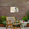 Abstract - Goud - Natuur - Kunst Tuinposter op houten frame 2 cm dik klein -sfeer3