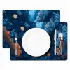 Koraalrif - Vissen - Oceaan - Blauw Placemat vinyl groot -zzsfeer2_Kitchenyeah-website