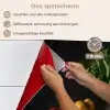 Stilleven - Tomaten - Basilicum - Schilderij - Groente - Zwart keuken achterwand spatscherm klein -spatscherm_NL